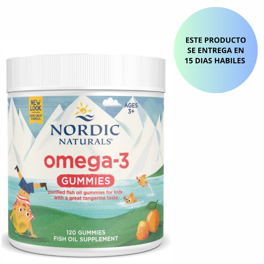 Nordic Naturals, Omega-3 Kids, 120 gummies