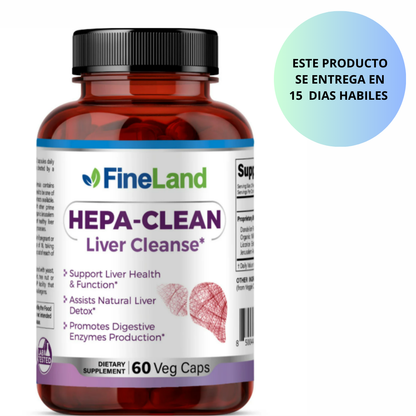 Fineland, Hepa-clean*liver cleanse* - 60 capsulas vegetables
