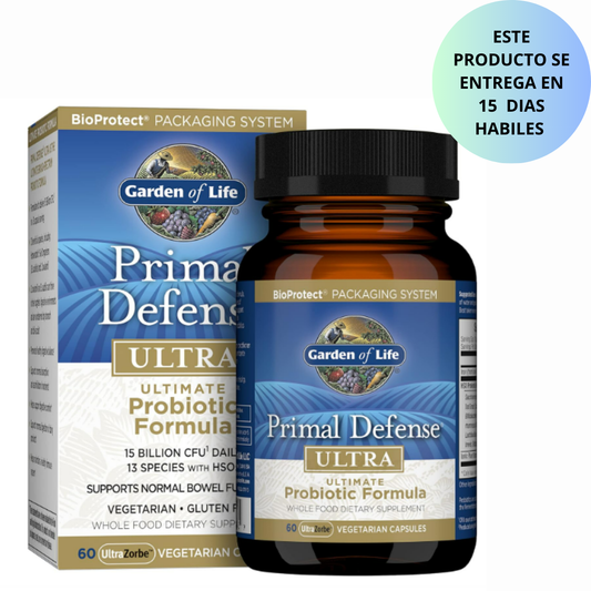 Garden of life - Primal Defense Ultra, probiotic formula 60 capsulas vegerarianas