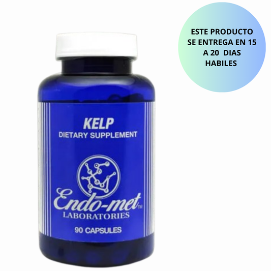 Kelp dietary supplement, Endo-met 90 capsulas