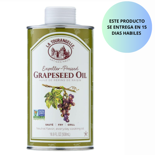 La Tourangelle - Grapeseed oil(aceite de cocina), 500ml