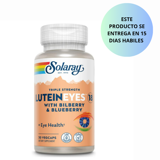 Solaray - Triple strength Lutein Eyers 18, 30 capsulas