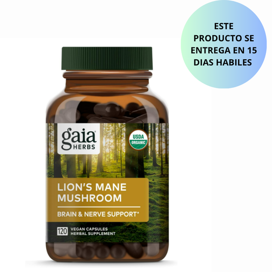 Gaia Herbs - Lions Mane Mushroom , 120 capsulas