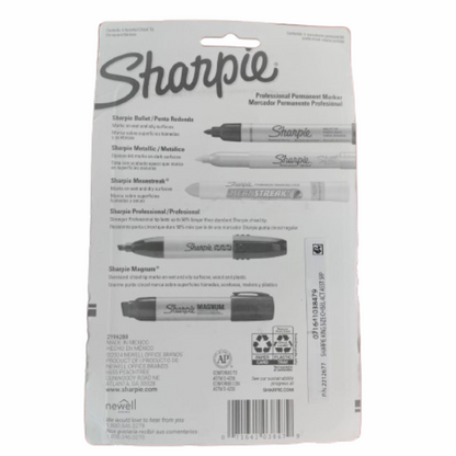 Sharpie Pro - Marcadores permanentes king size, 4 unidades
