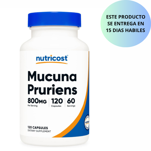 Nutricost - Mucuna Pruriens 800mg, 120 capsulas