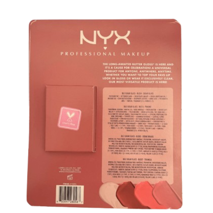NYX | Butter Gloss Lip Kit 4 piezas 0.27 oz c/u