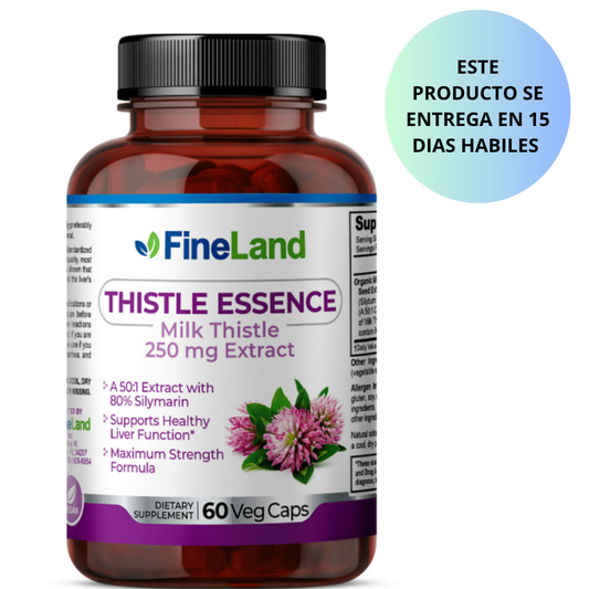 Fineland - Thistle Essence(Milk Thistle), 250mg extract - 60 capsulas