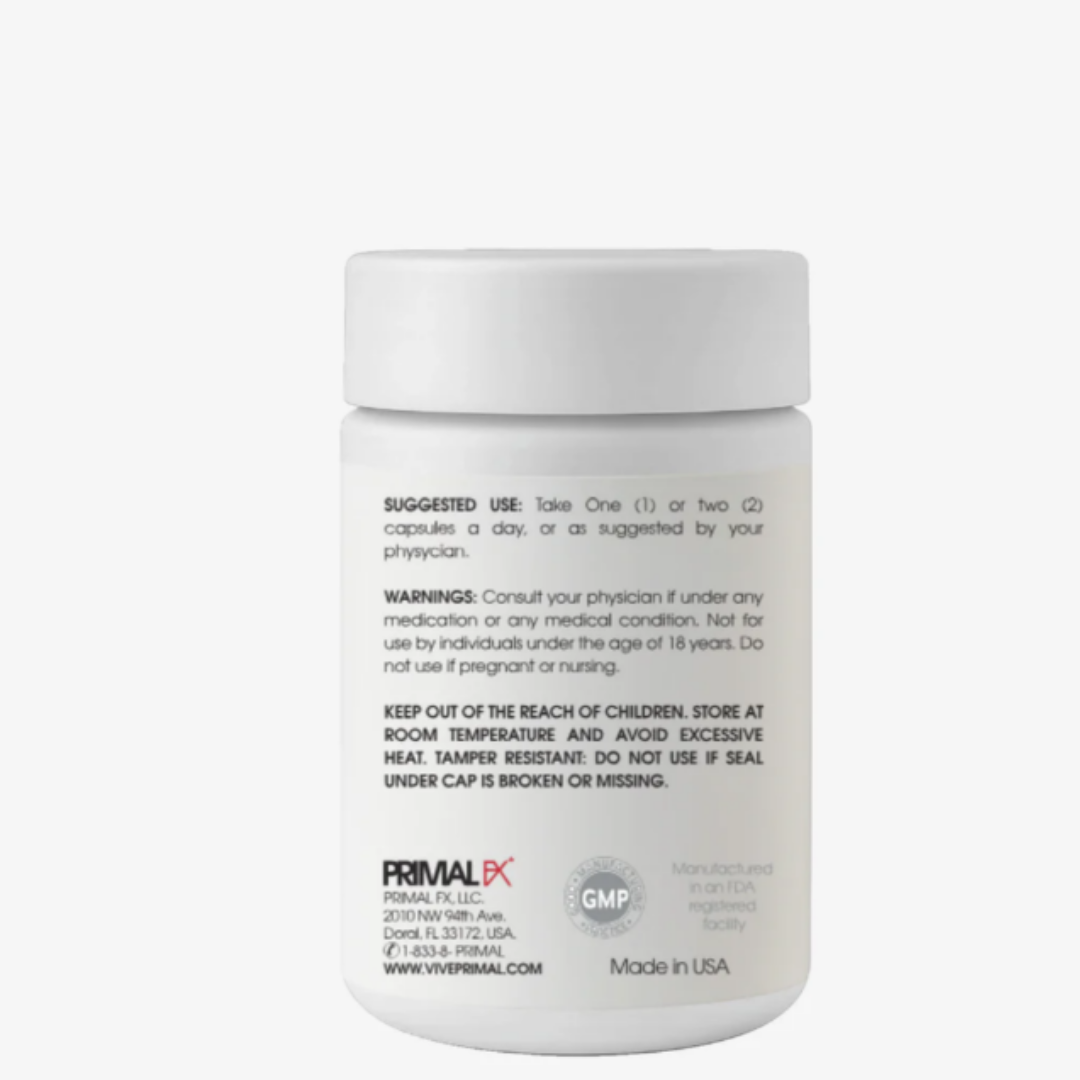 VITAMIN B5 + Bioperine , 60 capsulas - PrimalFx