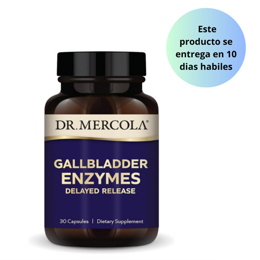 Dr. Mercola Suplemento dietético de enzimas de vesícula biliar , 30 capsulas
