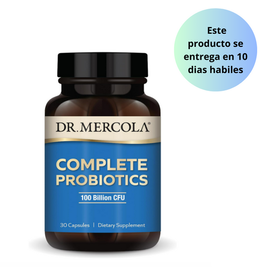 Dr. Mercola Probióticos completos Suplemento dietético de 100 billion , 30 capsulas