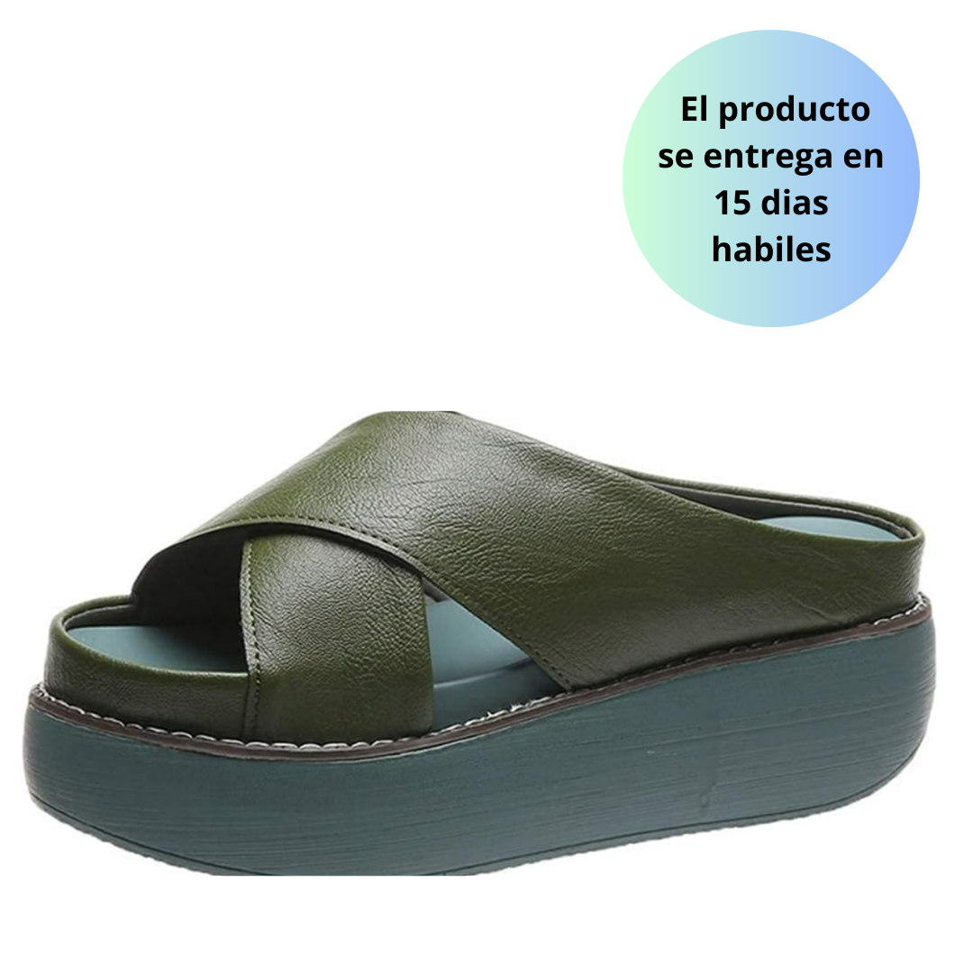 FMOGE Sandalias de verano para mujer, con plataforma