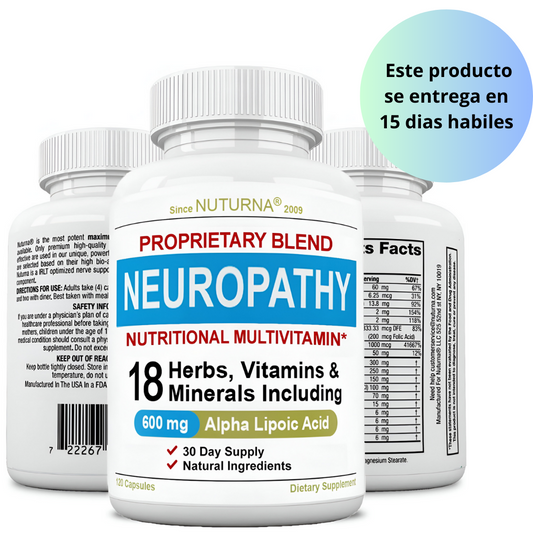 Neuropathy Support Supplement with 600 mg Pure Alpha Lipoic Acid 120 cps