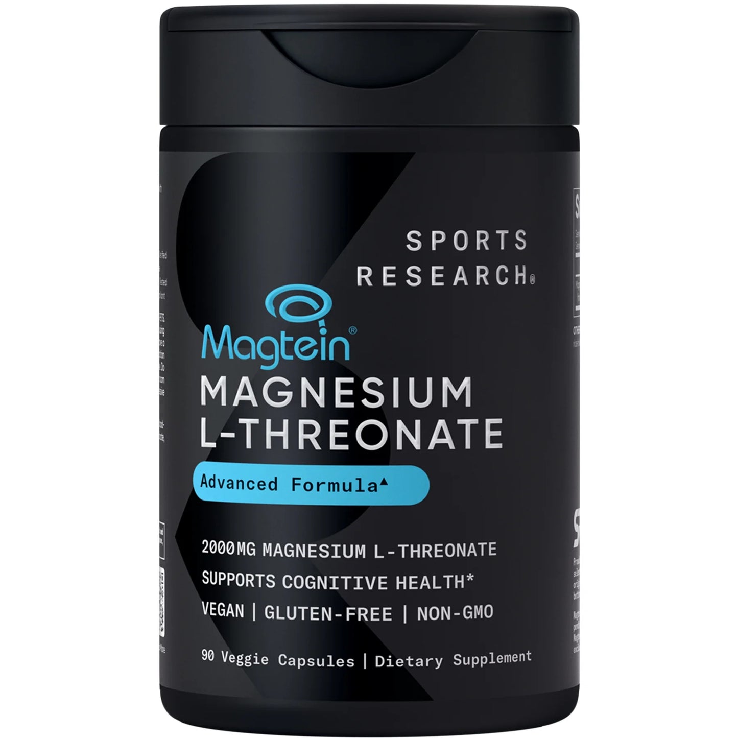 Sports Research Magtein Magnesio L-Threonate, 2000 mg,90 Capsulas