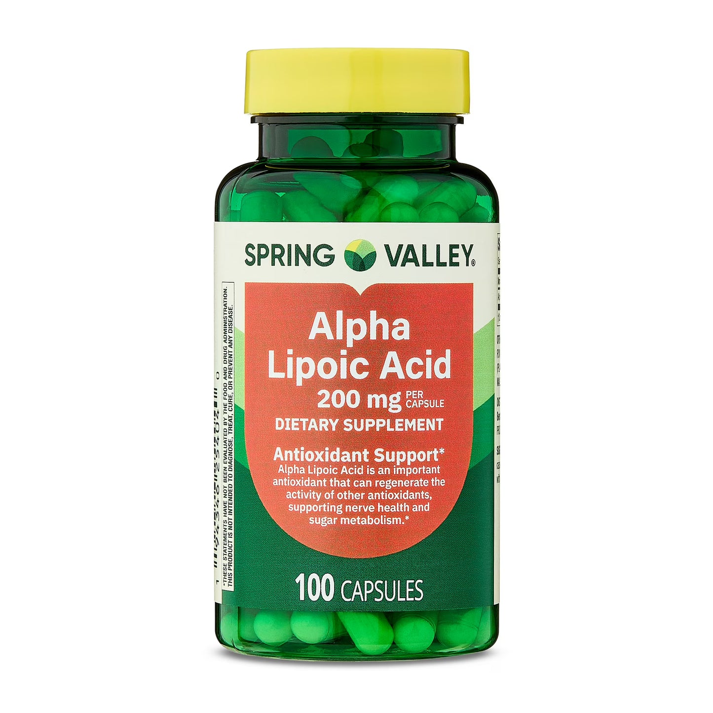 Acido  Alpha Lipoic Spring valley 200mg - 100 capsulas