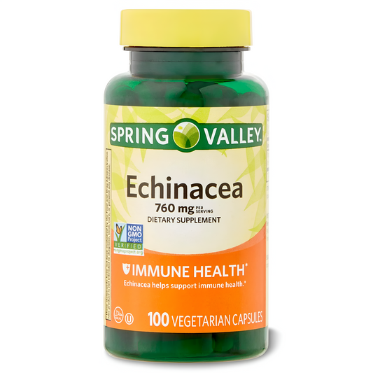 Echinacea 760 mg . 100 capsulas - Spring valley
