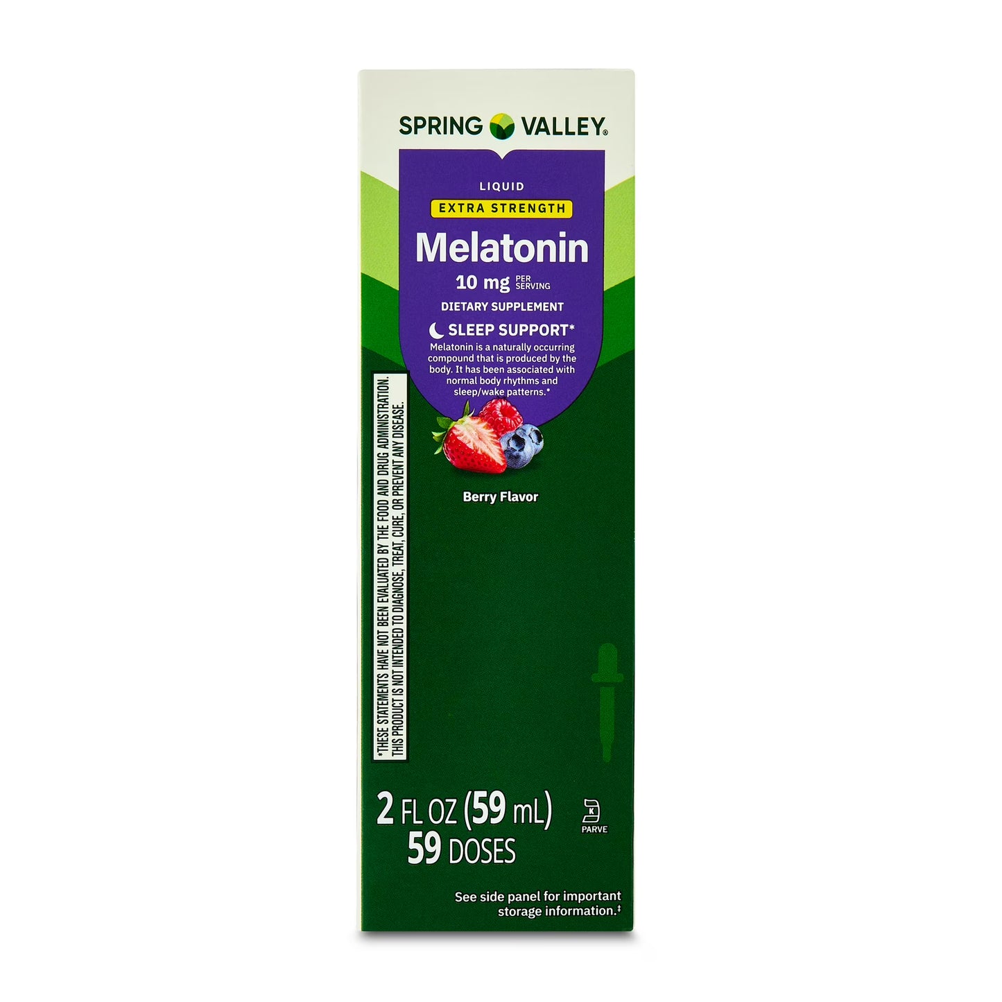 Spring Valley Melatonina líquida 10 mg, 59ml