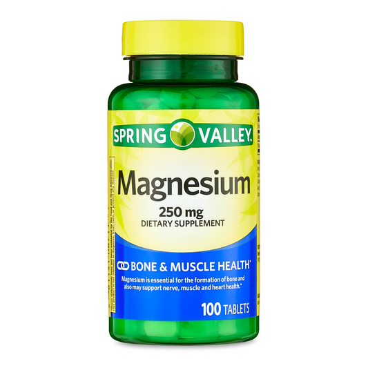 Magnesio De 250 Mg - Spring Valley -  Tabletas