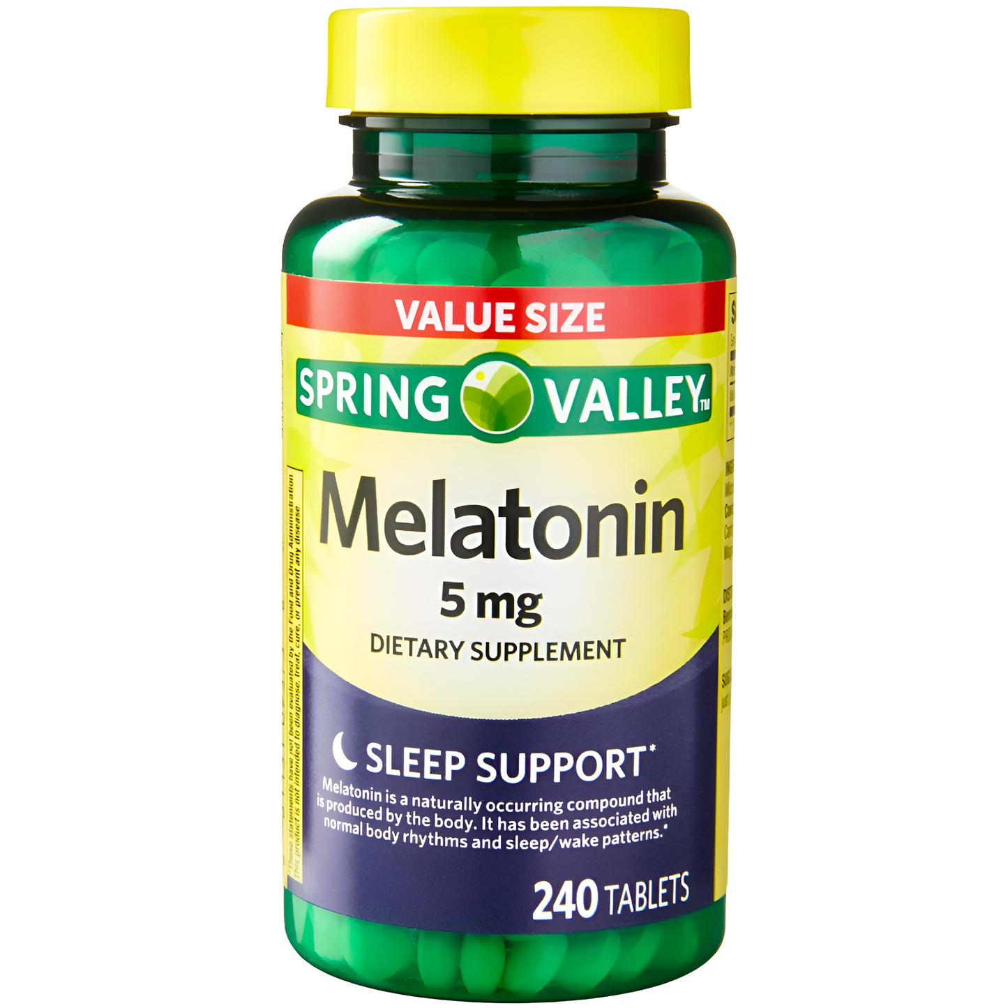 Melatonina 5mg - 240 tabletas Spring Valley
