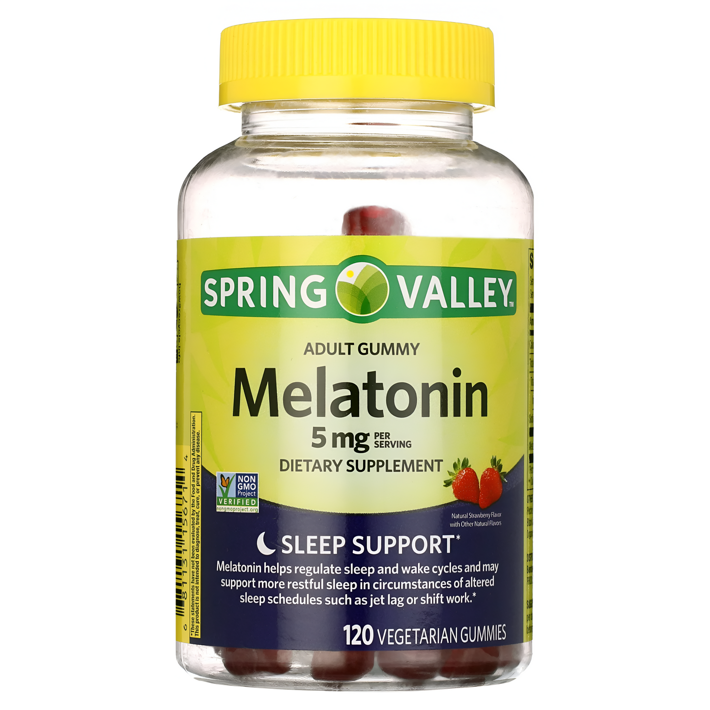 Melatonina en Gomitas  de 5 mg Spring  Valley  60 -120 Gomitas