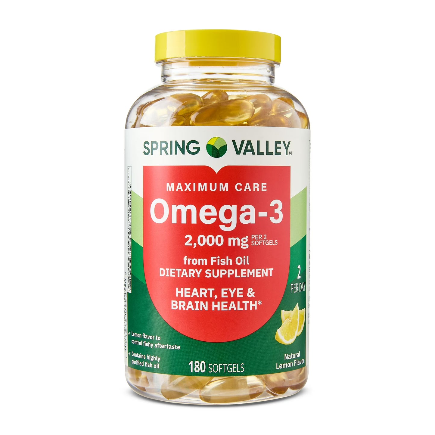 Spring Valley Omega-3 2000 mg - Cápsulas en gel