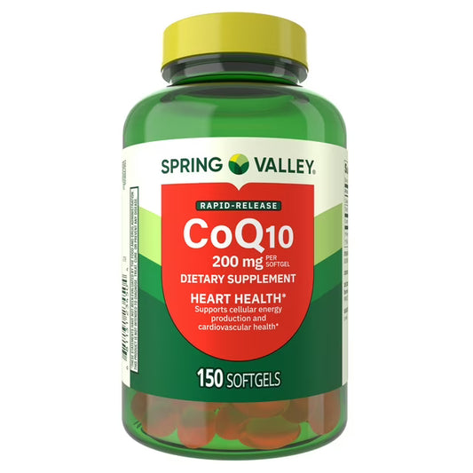 Coq10 200mg rapid-release , 150 capsulas - Spring Valley