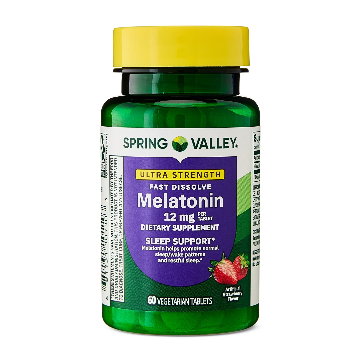 Spring Valley Melatonina 12mg 60 Tabletas