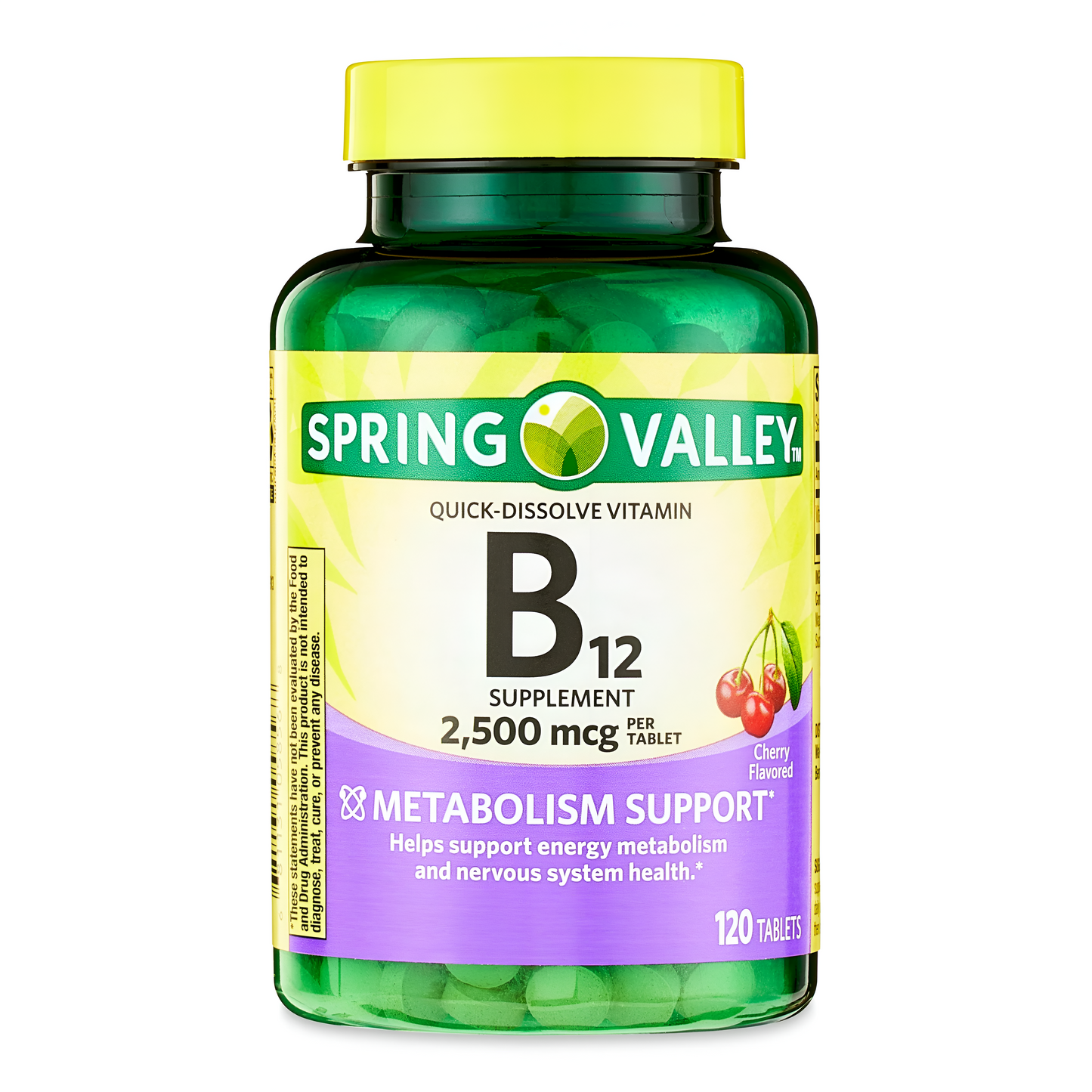 Vitamina B12 Spring Valley en tabletas/microtabletas