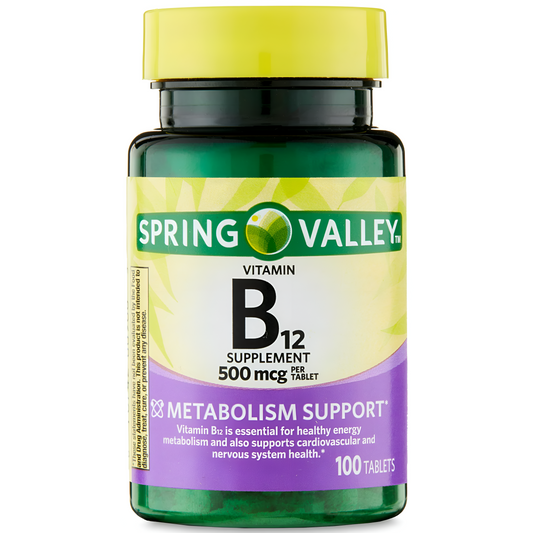 Vitamina B12 tabletas Spring Valley