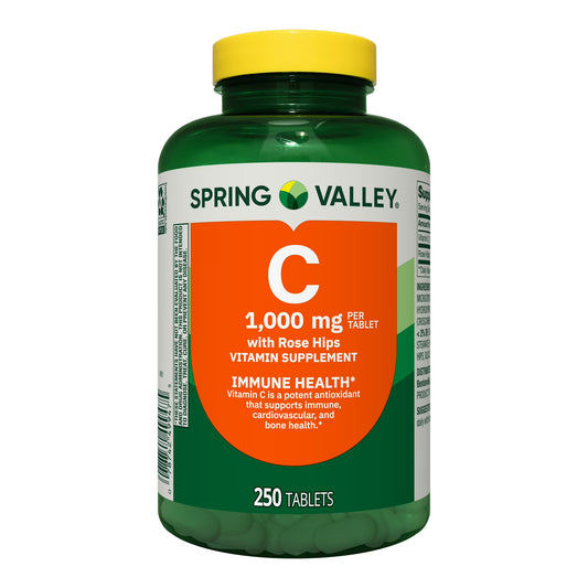 Spring Valley Vitamina C 1000 mg 250 Tabletas