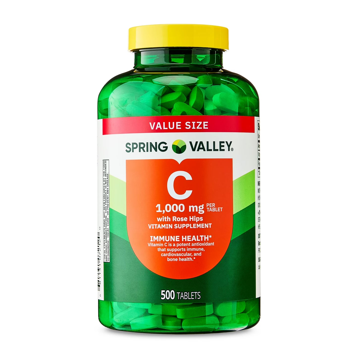 Spring Valley-  Vitamina C , 1000 mg- 500 tabletas