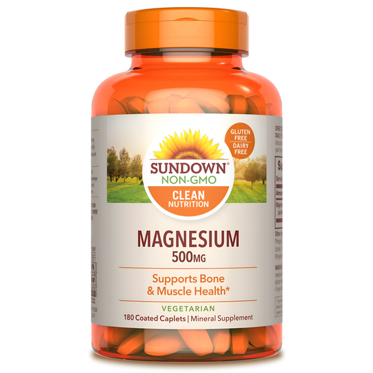 Magnesium - Sundown - 500 mg - 180 Tabletas