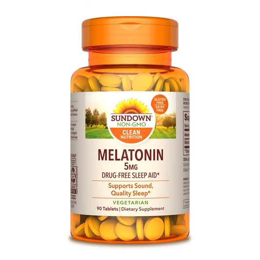 Melatonina 10mg 90  Tabletas - Sundown Naturals