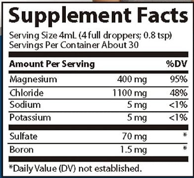 Magnesium Ionic 400mg , 118ml - Trace Minerals