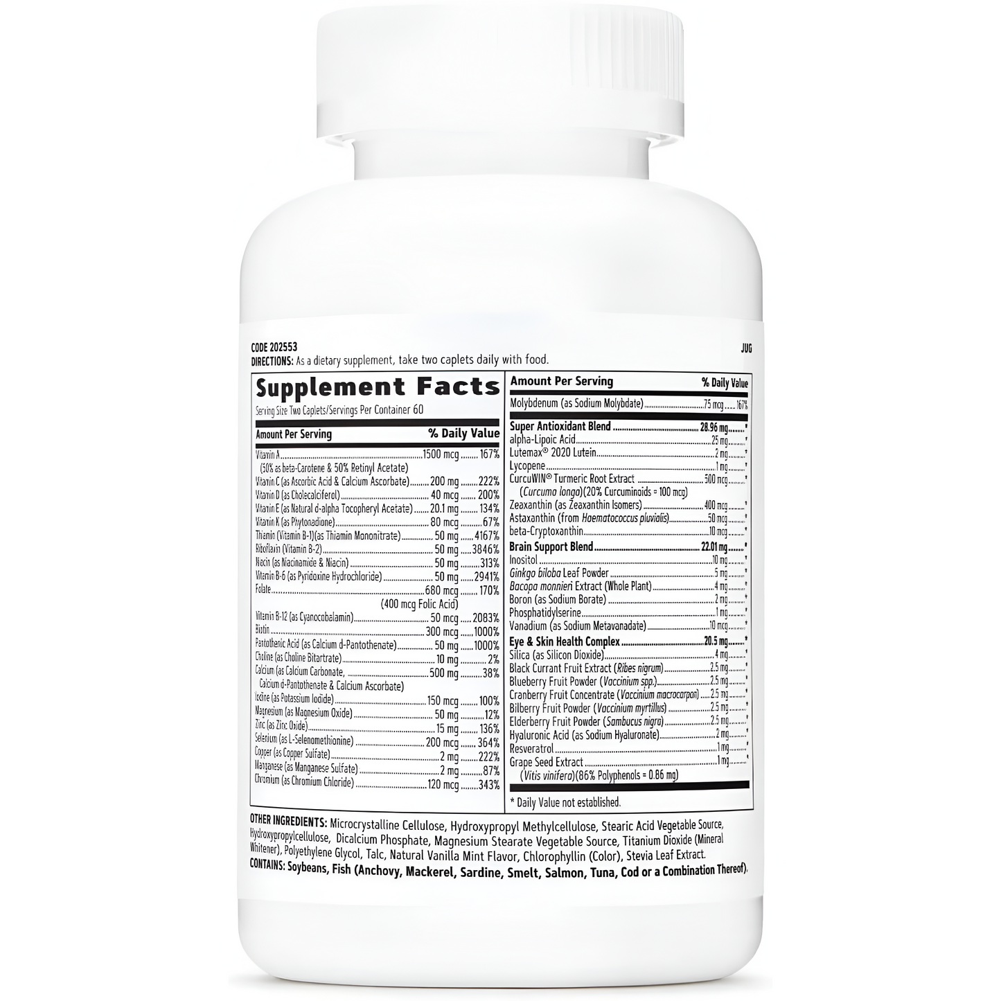 Multivitamínico 50 Plus para mujer , 120 capsulas - GNC