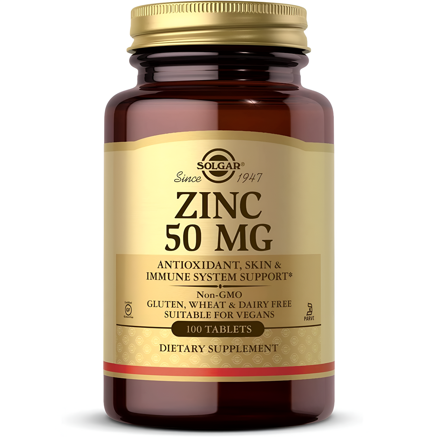 Solgar Zinc 50 mg, 100 tabletas