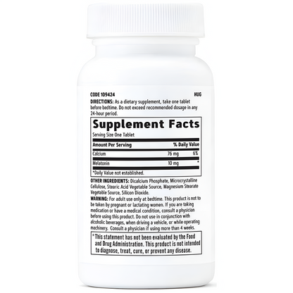 GNC Melatonina  10 mg 60 tabletas