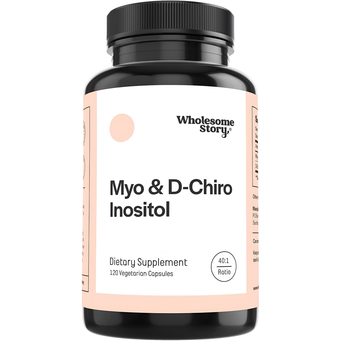 Myo-Inositol y D-Chiro Inositol wholesome 120 capsulas vegetarianas