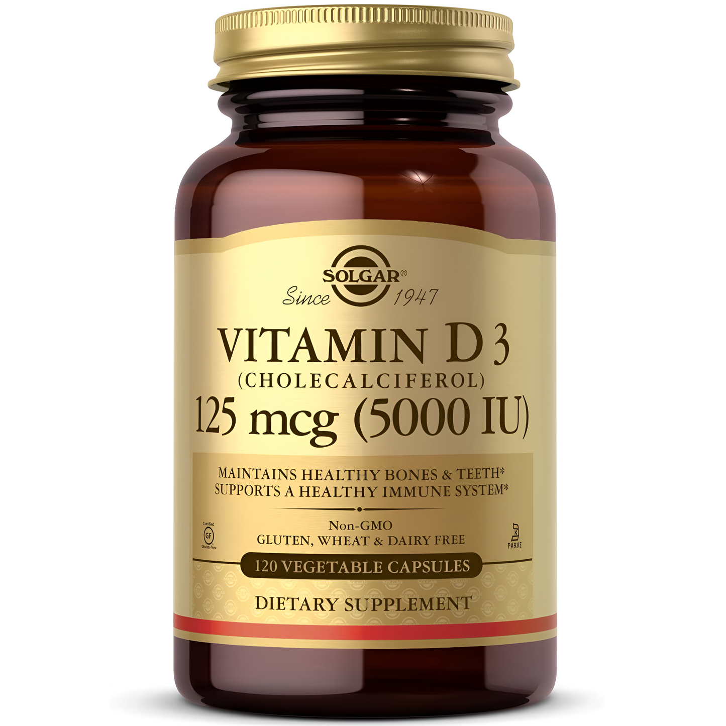 Solgar Vitamin D3 (Cholecalciferol) Capsulas