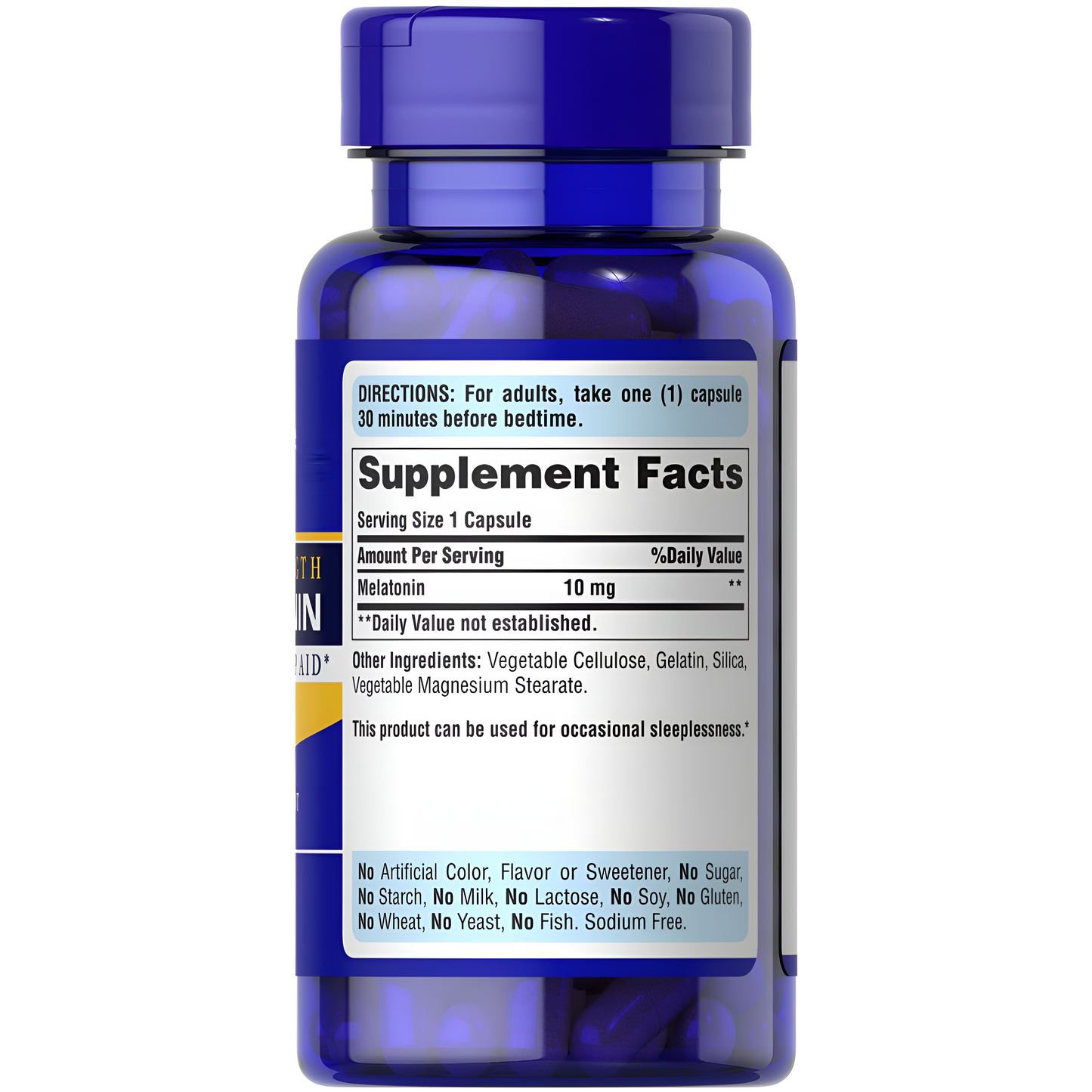 Melatonina de 10 Mg  Puritans Pride  Tabletas