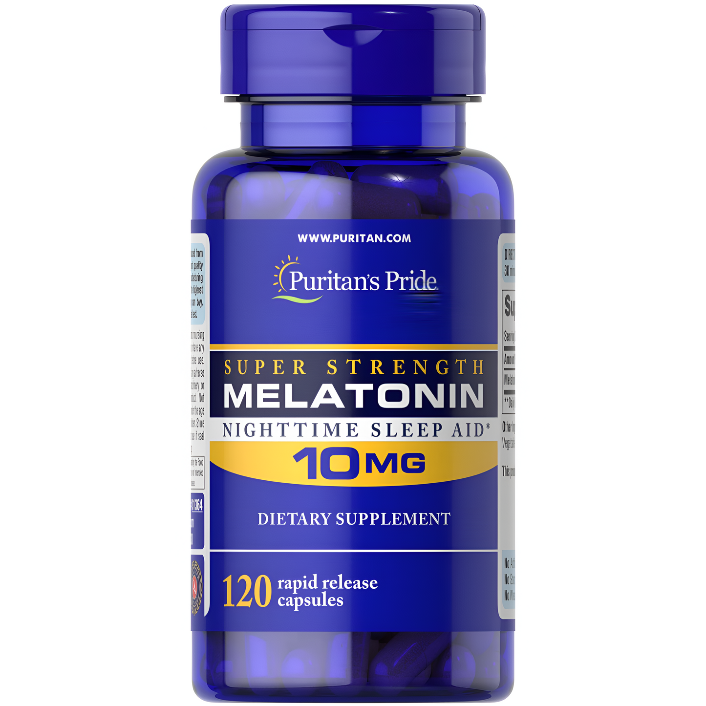 Melatonina de 10 Mg  Puritans Pride  Tabletas