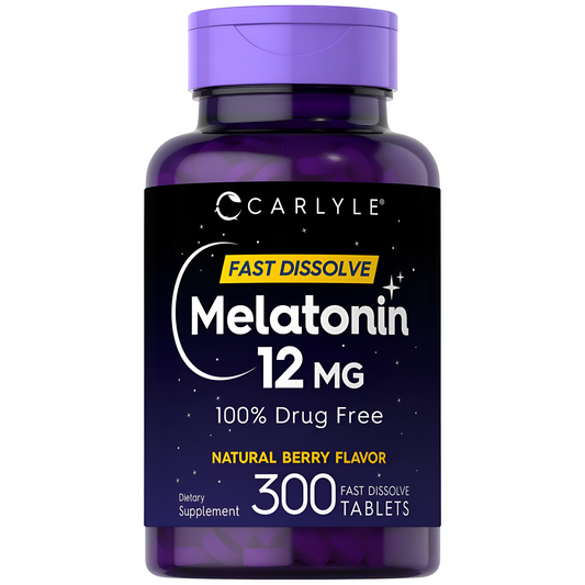Carlyle Melatonina 12 mg de disolución rápida, 300 comprimidos