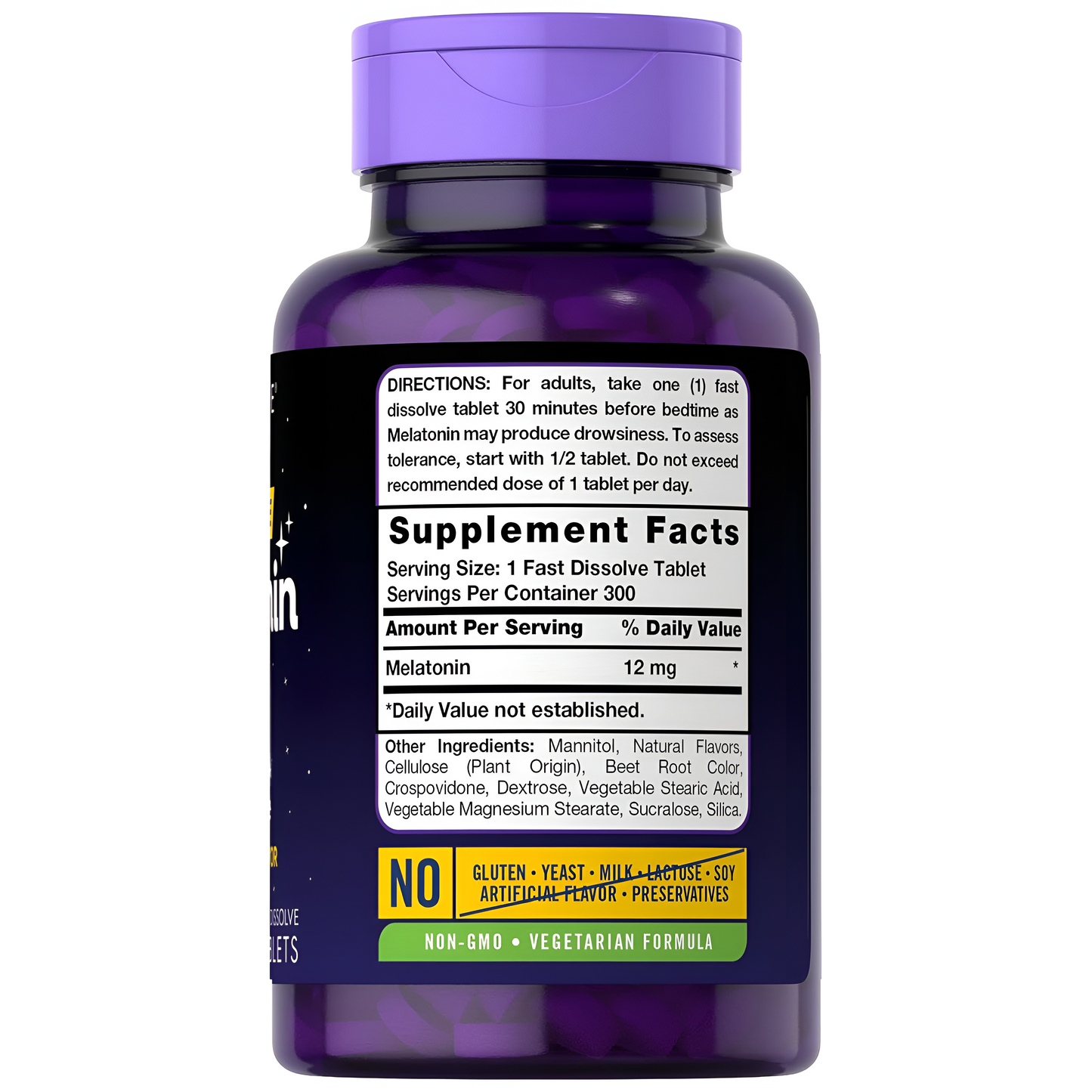 Carlyle Melatonina 12 mg de disolución rápida, 300 Tabletas