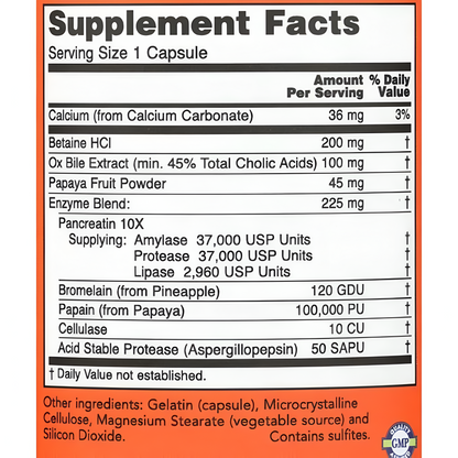 NOW Super Enzymes 90 cápsulas