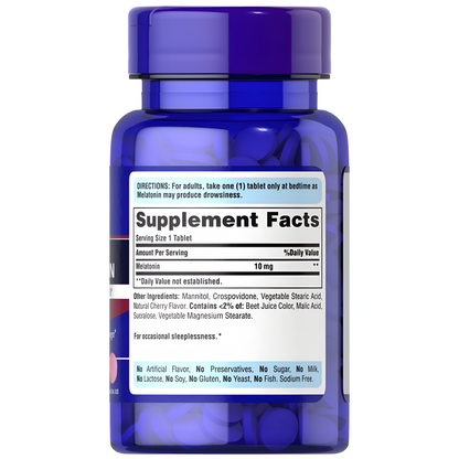 Melatonina Puritans Pride 10mg 90 tabletas  Quick Dissolve tablets
