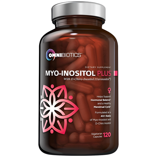 Myo-Inositol Plus & D-Chiro-Inositol ,Suplemento Ovario Poliquistico,promueve el balance hormonal y funcion ovarica - Fertilidad natural 120 Capsulas