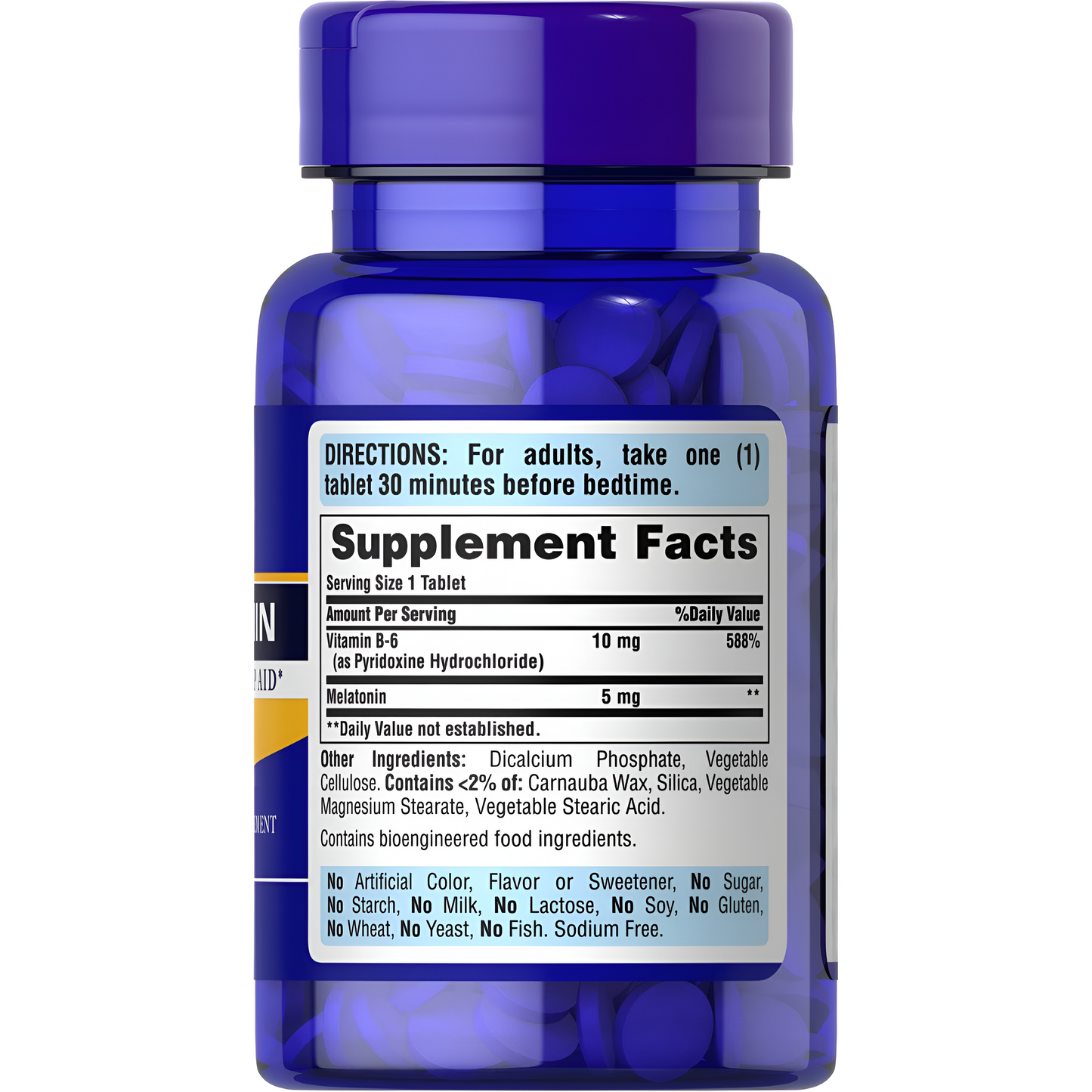 Melatonina 5mg . Puritans Pride 120 Tabletas