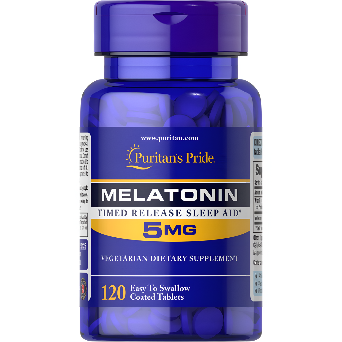 Melatonina 5mg . Puritans Pride 120 Tabletas