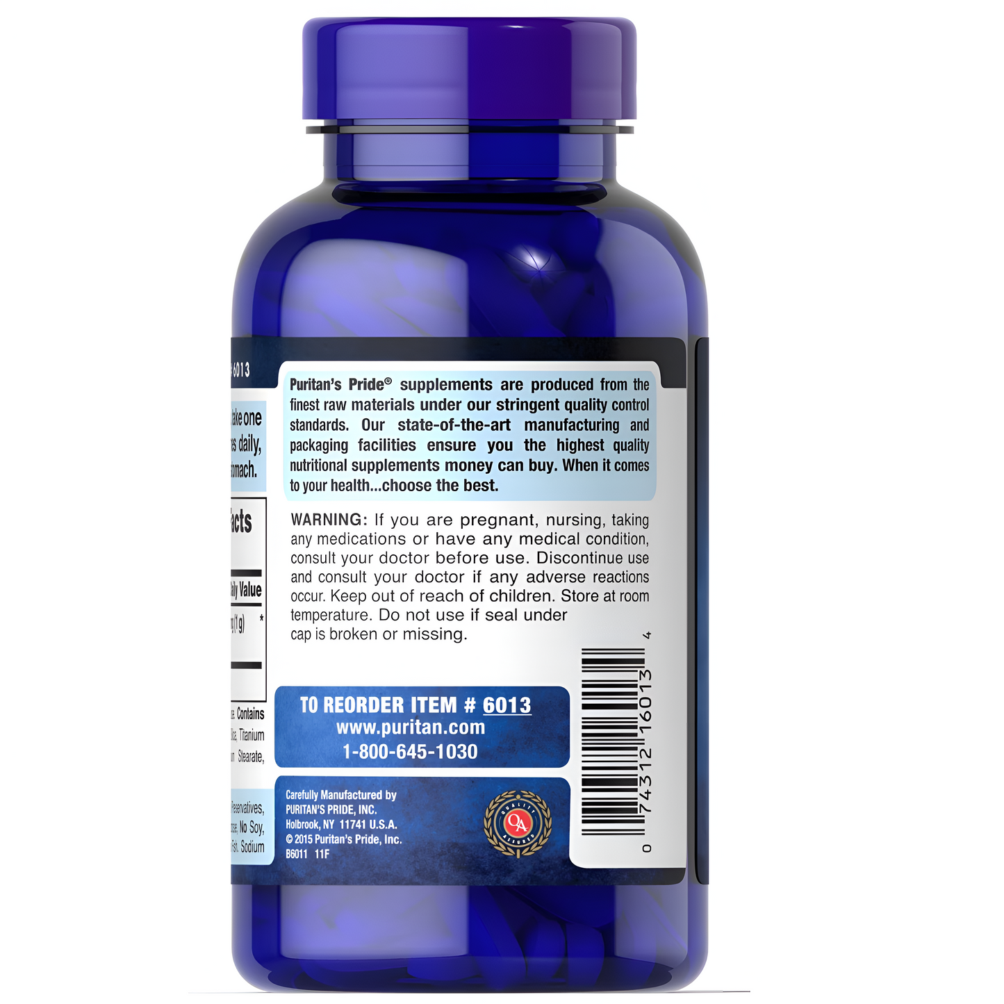 L-Lysine 1000 mg - Puritans Pride -Tabletas