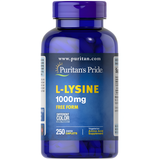 L-Lysine 1000 mg - Puritans Pride - 250 tabletas