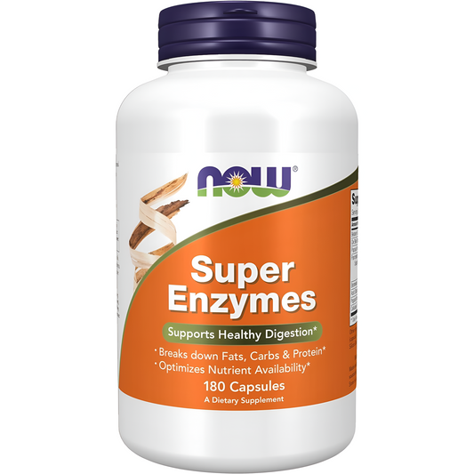 NOW  Super Enzymes 180 Capsulas